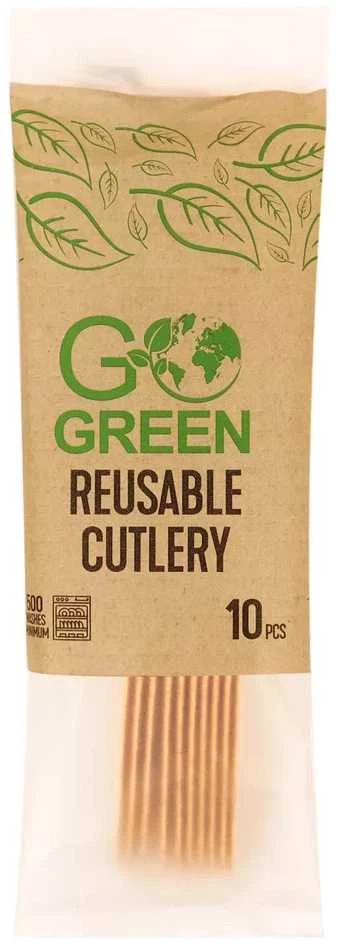 Gogreen daugkartinio naudojimo peiliai Go Žalias 10 vnt./0,09 kg