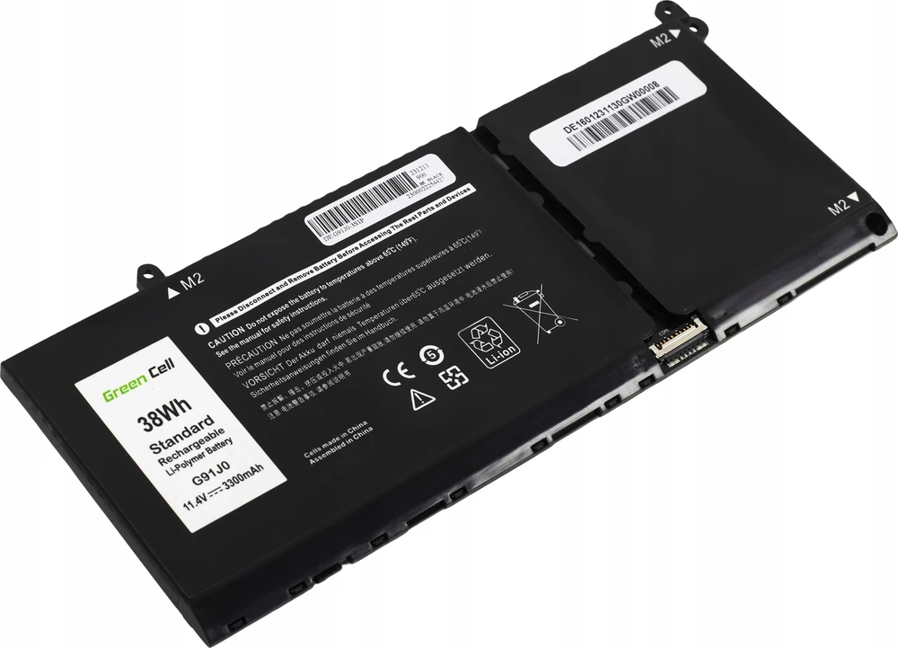 Green Cell Žalias Cell Žalias Cell baterija G91J0 į Dell Latitude 3320 3330 3520 Inspiron 15 3511 3525 5510