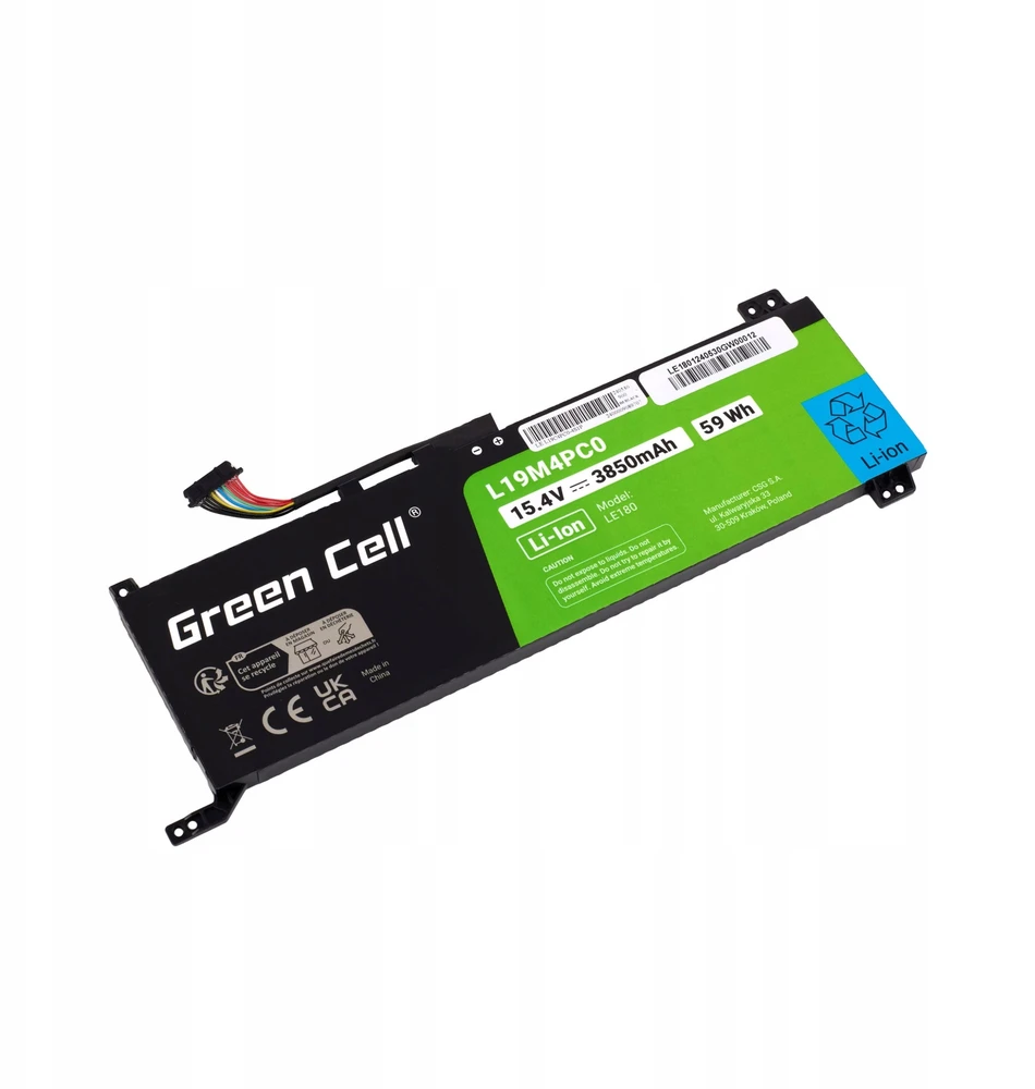 Žalias Cell Bateria Žalias Cell L19M4PC0 do Lenovo Legion 5P-15IMH05 5P-15IMH05H 5-15IMH05 5-15IMH05H 5-15ARH05 5-15ARH05H
