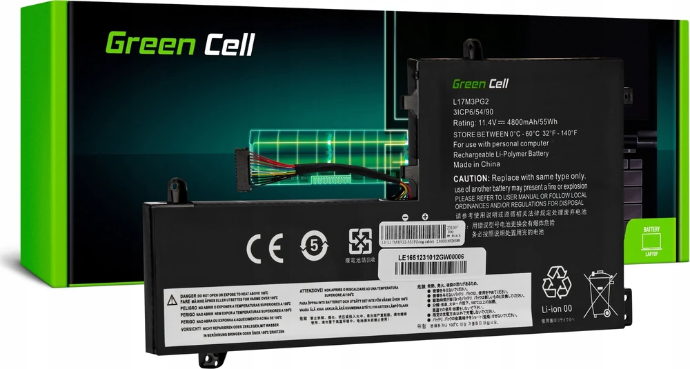Lenovo Žalias Cell LE125V2