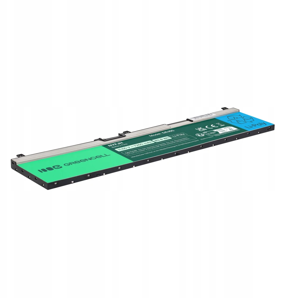 Green Cell „Žalias Cell“ baterija NYFJH-6C 0NYFJH 0RY3F9 0VRX0J, skirta „Dell Precision 15 7530 7540“