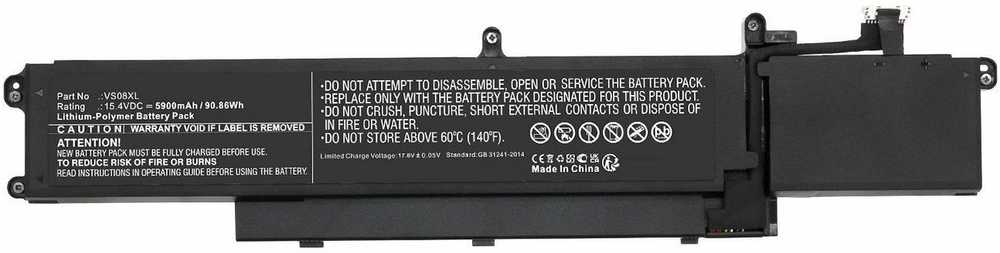 Coreparts Žalias Cell Baterija 15.4V 5900mAh 90.86Wh