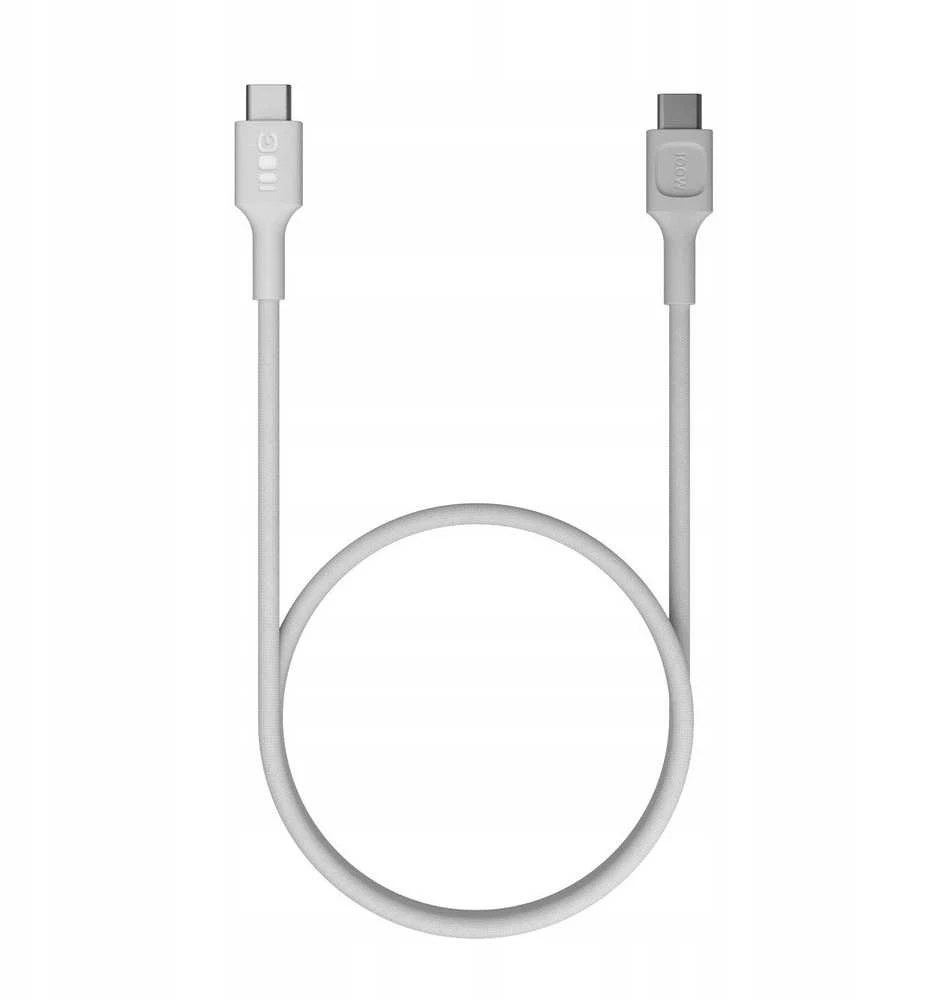 Green Cell Žalias Cell USB-C laidas 2m 100W Greencell PowerStream greito įkrovimo PD Snow Baltas