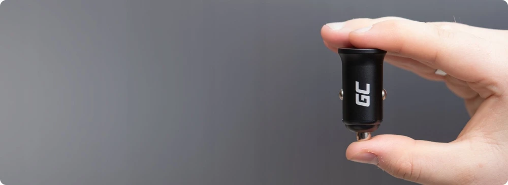 Žalias Cell Žalias Cell Autoladegerät 38W GC PowerRide Nano38 su USB-C USB-A Maitinimo tiekimas ir Ultra Charge Schnellladung