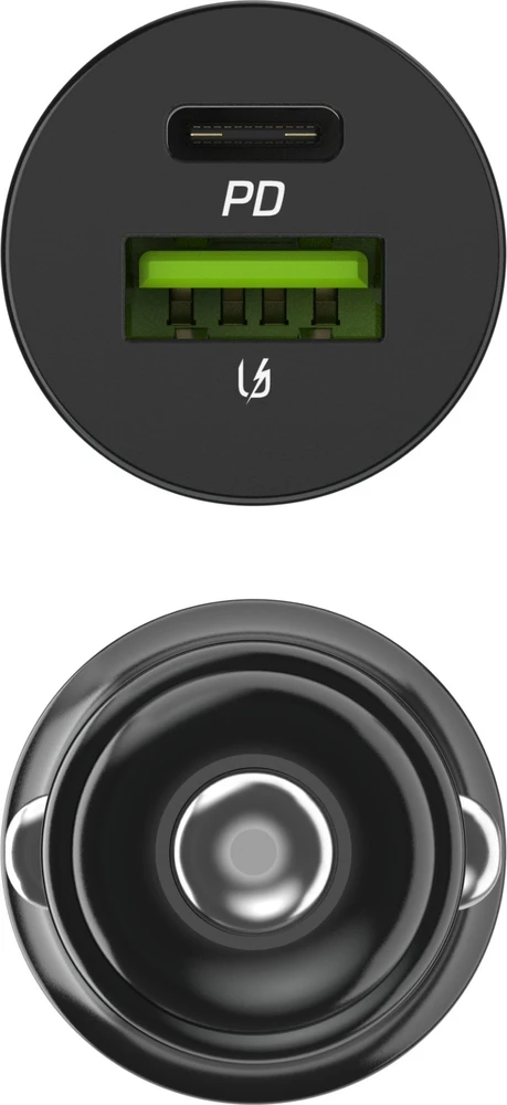 Žalias Cell Žalias Cell Autoladegerät 38W GC PowerRide Nano38 su USB-C USB-A Maitinimo tiekimas ir Ultra Charge Schnellladung