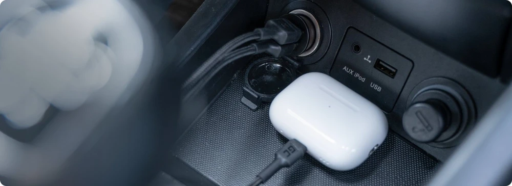 Green Cell Žalias Cell Žalias Cell automobilinis įkroviklis 36W GC PowerRide Nano36 su 2x USB-A Ultra Charge greitas įkrovimas