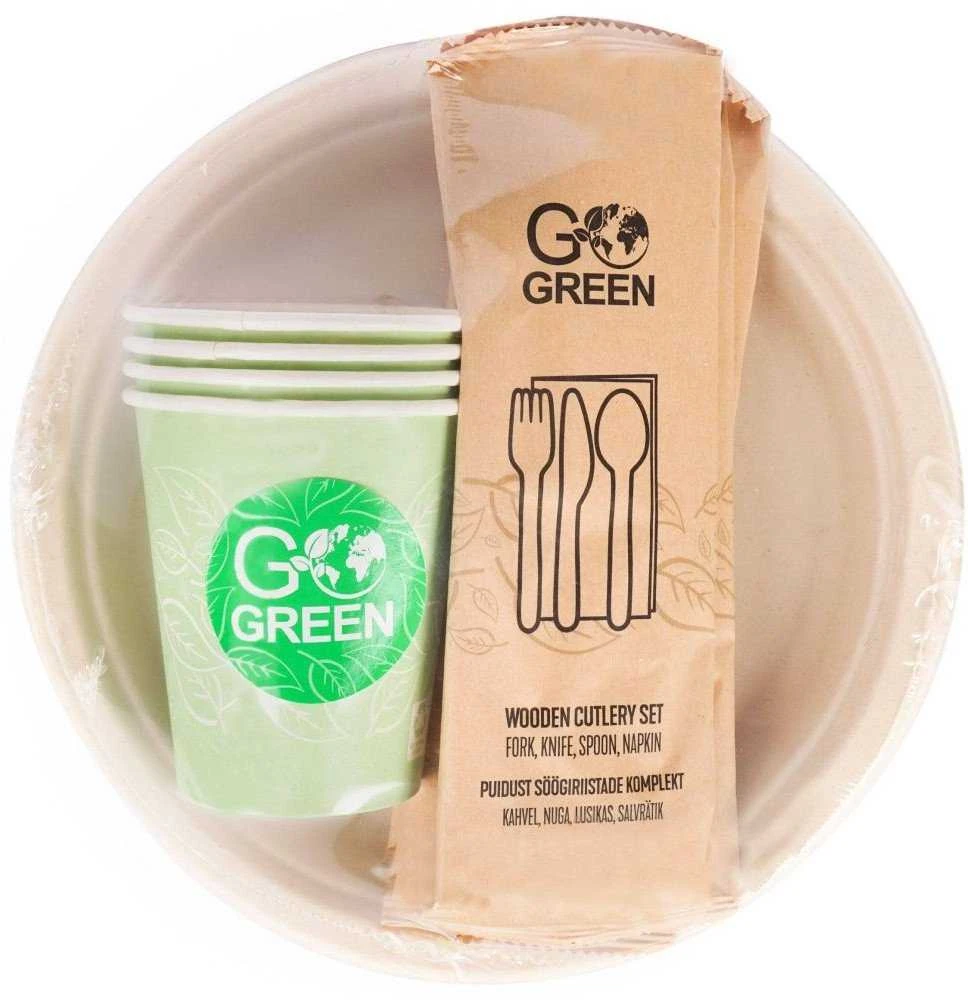 Gogreen „Go Žalias Go Žalias“ pikniko rinkinys 4 asmenims