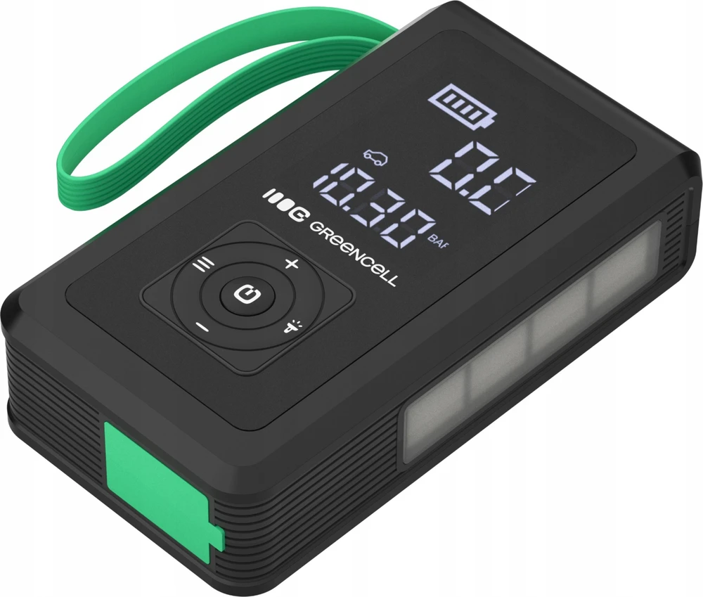 Green Cell Žalias Cell Žalias Cell CJSGC03 power bank Lithium-Ion (Li-Ion) 8000 mAh Juodas, Light Žalias