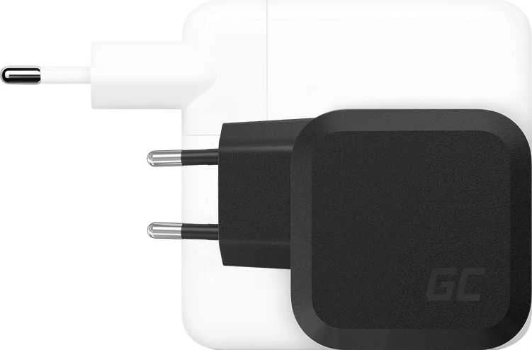 Green Cell Žalias Cell Žalias CELL Charger PowerGaN 65W 2x USB-C PD 1x USB-A UC GaN