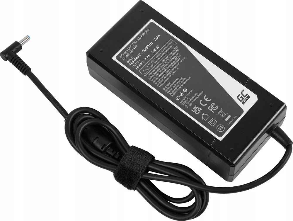 Green Cell Žalias Cell įkroviklis / Ladegerät Žalias Cell PRO 19.5V 7.7A 150W HP ZBook 15 G3 G4 G5 G6 Omen 15-bs092nf