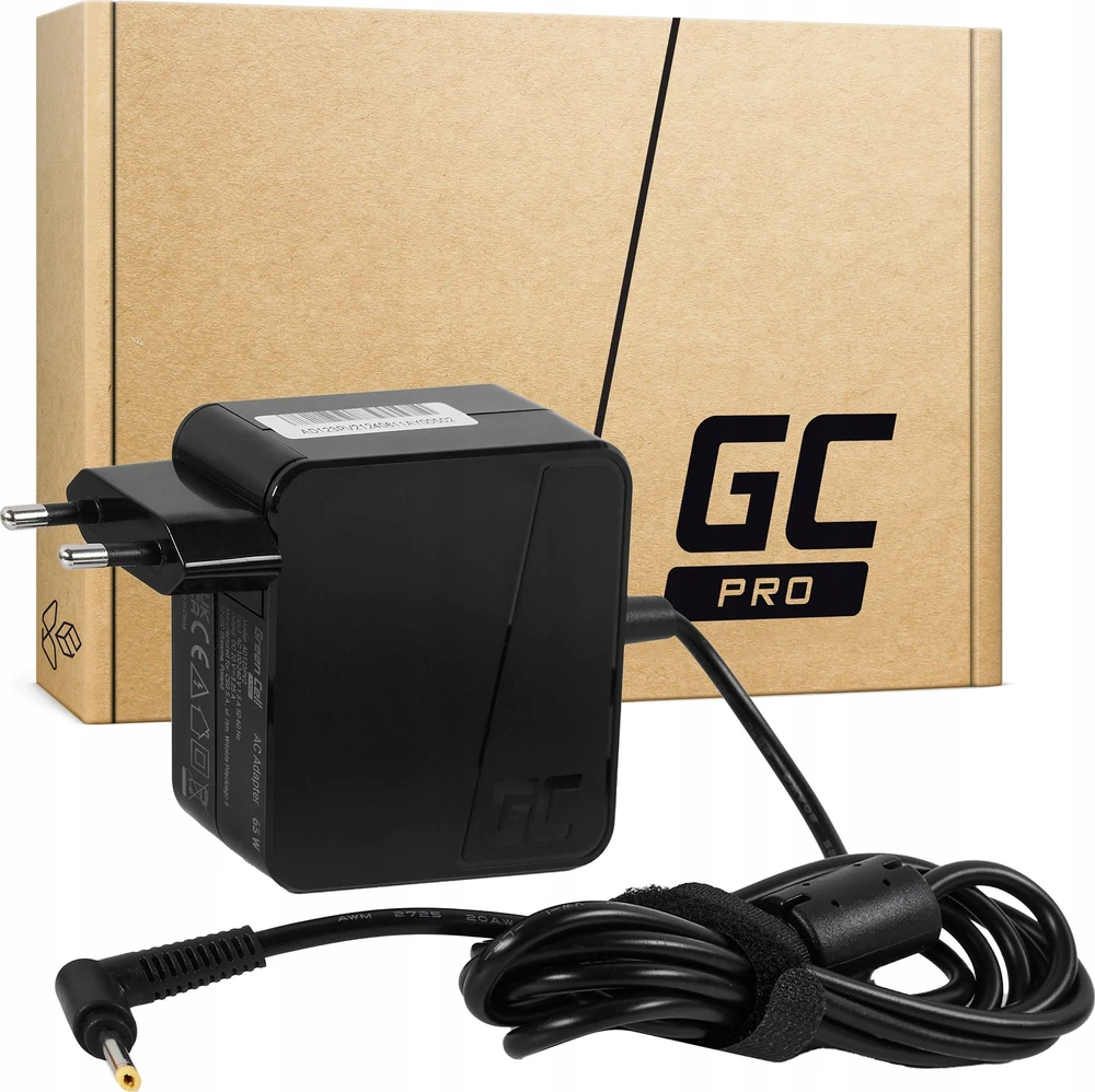 Green Cell 65W įkroviklis su laidu ir kartonine dėžute