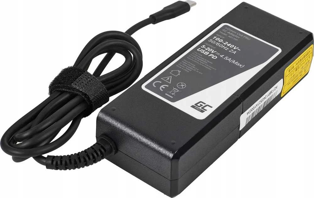 Green Cell Žalias Cell Maitinimo Adapteris - Žalias Cell AD139P 90 W Juodas