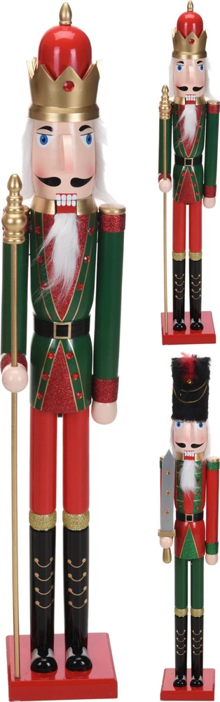 None Nežinomas Dekoracija NUTCRACKER DH8022240, 106cm, medis