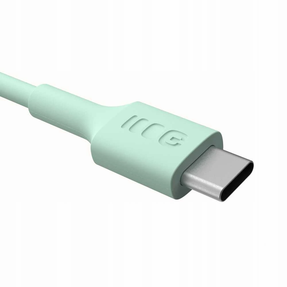 Green Cell Žalias Cell USB-C laidas 2m 100W Greencell PowerStream greito įkrovimo PD Mint Žalias