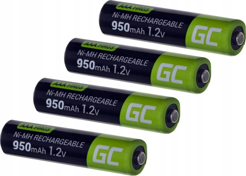 Green Cell Žalias Cell 8x Įkraunami AAA R3 950mAh Ni-MH baterijų elementai