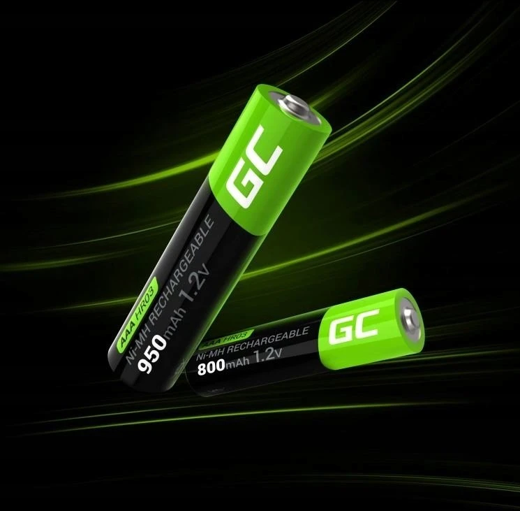 Green Cell Žalias Cell 8x Įkraunami AAA R3 950mAh Ni-MH baterijų elementai