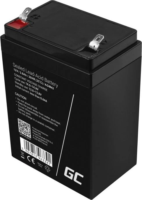 Green Cell Žalias Cell Žalias Cell AGM VRLA akumuliatorius 12V 2.8Ah