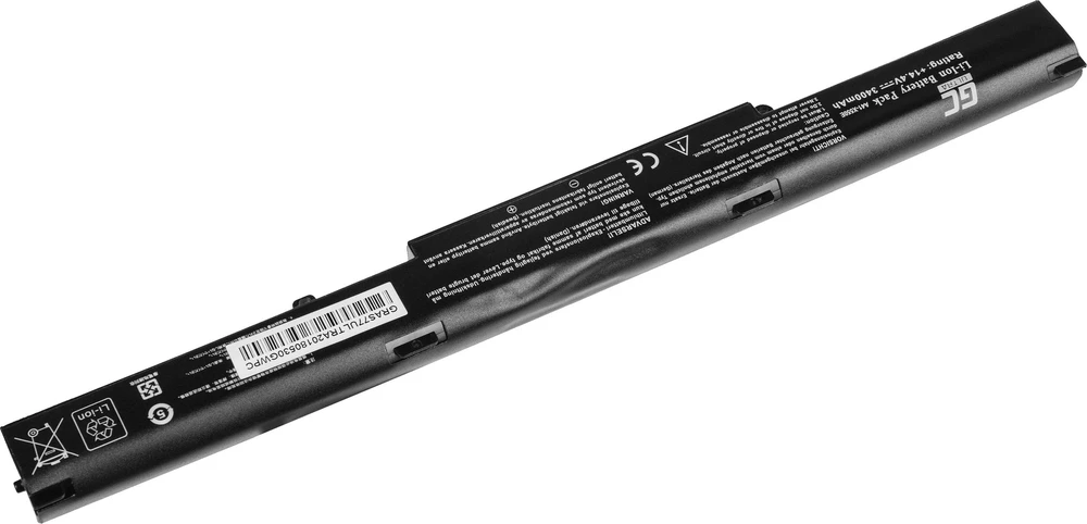 Žalias Cell GREENCELL Baterija, skirta Asus X550E 3400 mAh 4 c.
