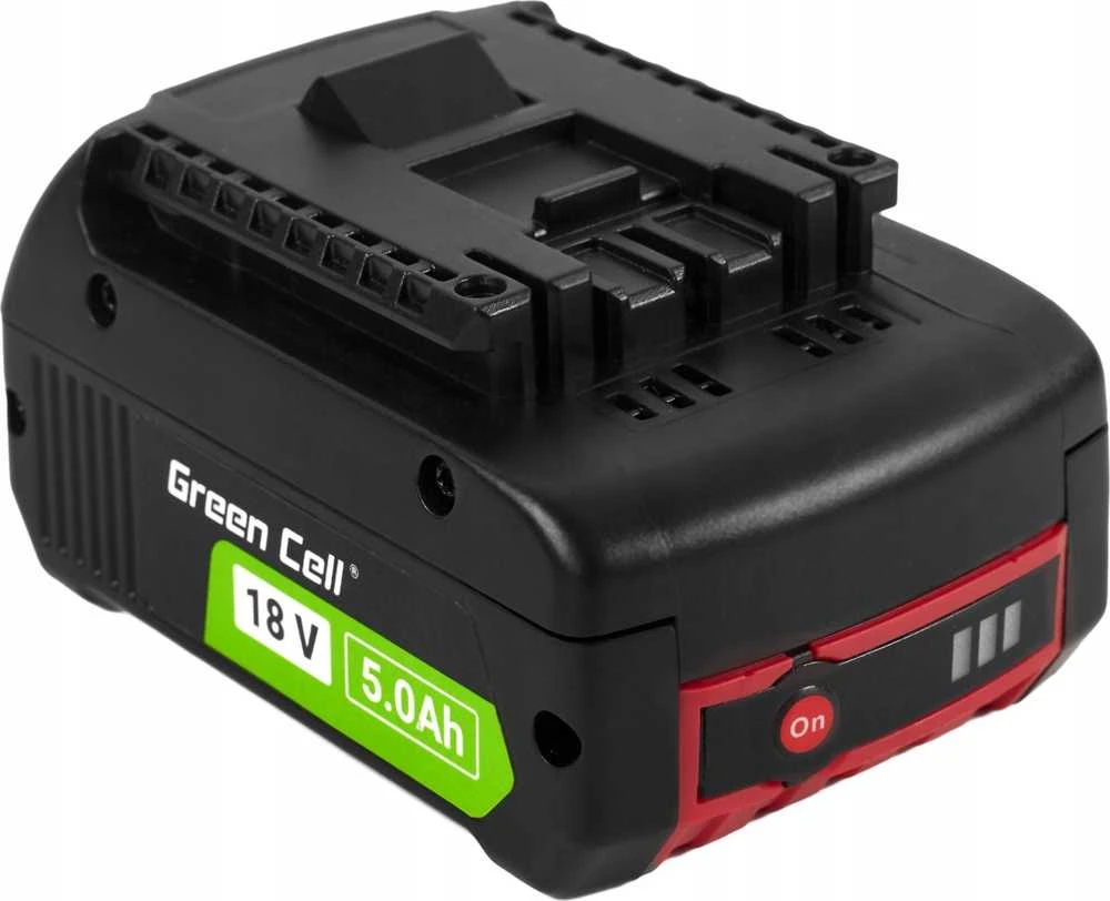 Green Cell Žalias Cell Akumuliatorius, skirtas Bosch 18V 5Ah elektros įrankiams Pakaitinis akumuliatorius GBA 1600A002U5