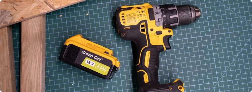 Green Cell Žalias Cell Žalias Cell baterija, skirta DeWalt XR 18V 5Ah Baterija, skirta DCB182