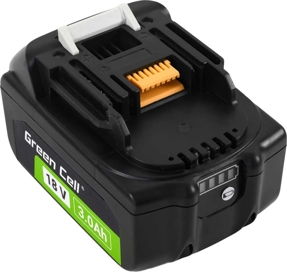 Green Cell Žalias Cell Žalias Cell akumuliatorius BL1830 skirtas Makita LXT 18V 3Ah suktuvui