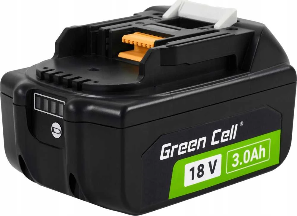 Green Cell Žalias Cell Žalias Cell akumuliatorius BL1830 skirtas Makita LXT 18V 3Ah suktuvui