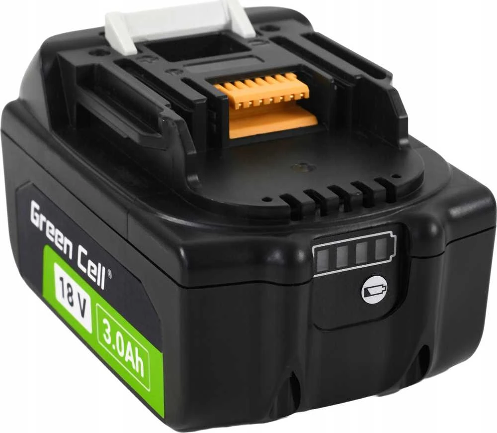 Green Cell Žalias Cell Žalias Cell akumuliatorius BL1830 skirtas Makita LXT 18V 3Ah suktuvui