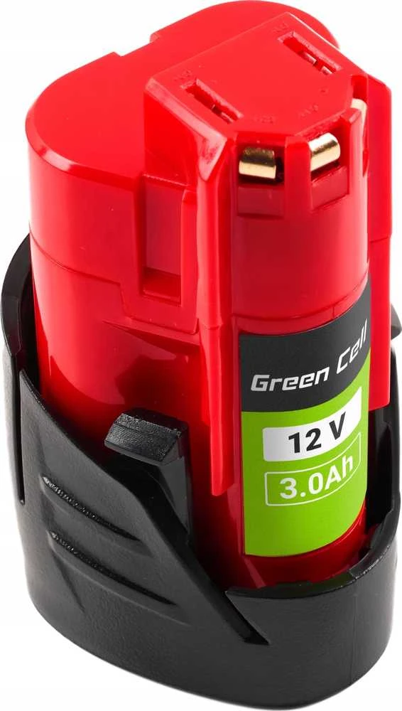 Green Cell Žalias Cell Žalias Cell baterija, skirta Milwaukee M12 12V 3Ah pakaitinė baterija M12 B3 4932451388