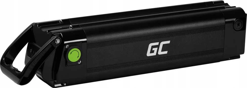 Green Cell Žalias Cell GC akumuliatorius, skirtas Ebike elektriniam dviračiui su įkrovikliu 36V 11.6Ah 417Wh Silverfish, skirtas Zündapp, Telefunken ir kt.