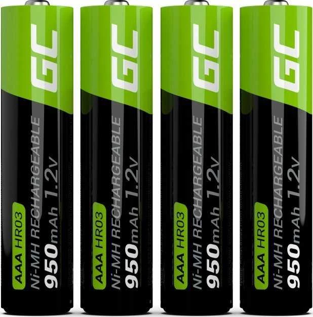 Green Cell Žalias Cell Bateria Įkraunama AAA / R03 950mAh 16 vnt.