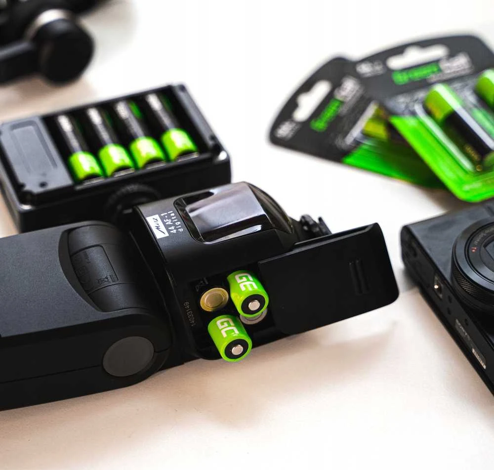 Green Cell Žalias Cell Bateria Įkraunama AAA / R03 950mAh 16 vnt.