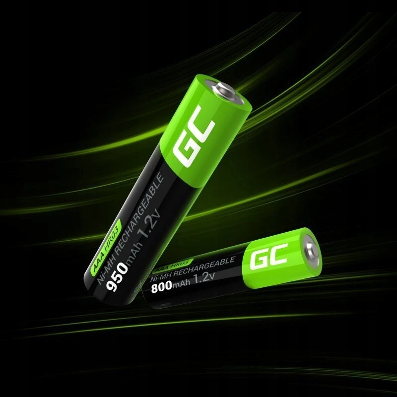 Green Cell Žalias Cell Bateria Įkraunama AAA / R03 950mAh 16 vnt.