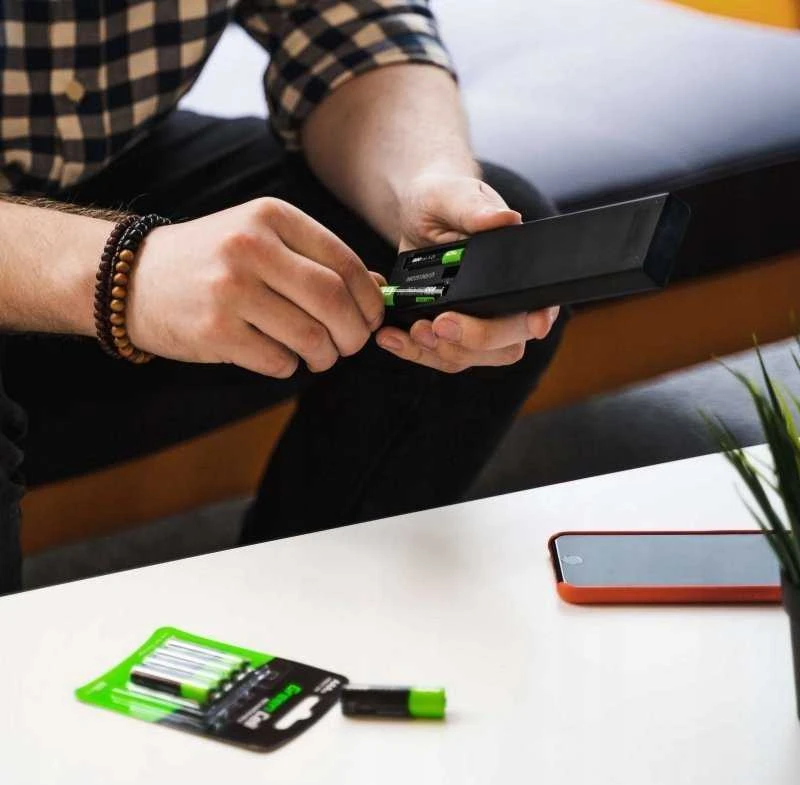 Green Cell Žalias Cell Bateria Įkraunama AAA / R03 950mAh 16 vnt.