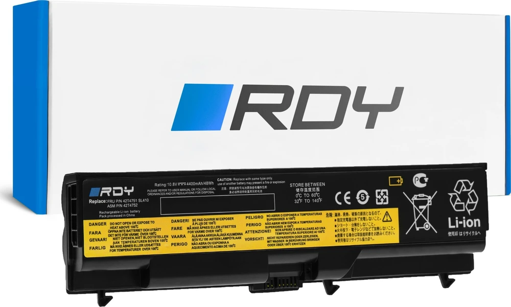 Baterija RDY 42T4235 42T4791 42T4795 do Lenovo ThinkPad T410 T420 T510 T520 W510 W520 E520 E525 L510 L520 SL410 SL510