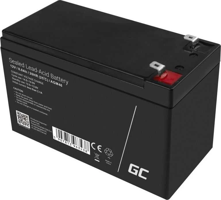 Green Cell® AGM 12V 8Ah VRLA akumuliatorius (AGM46)