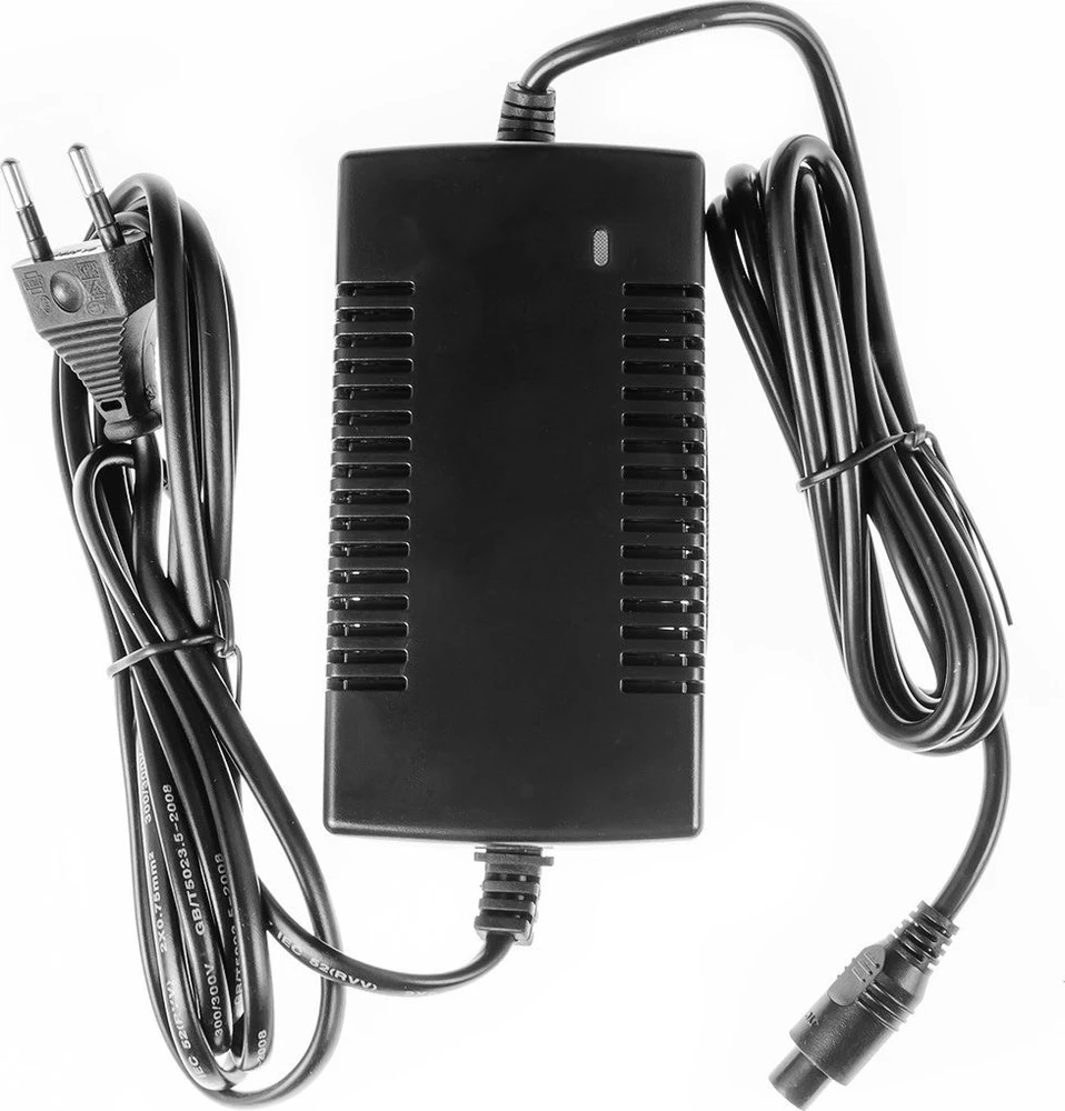 Green Cell Žalias Cell Žalias Cell Įkroviklis elektriniam dviračiui E-Bike 3-Pin 42V 2A