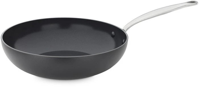 Green Pan Žalias Pan GreenPan Barcelona Pro Wok keptuvė 28 cm, juoda