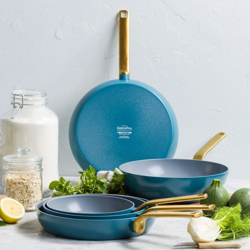 Green Pan Žalias Pan „GreenPan Evolution“ keptuvė, 28 cm, mėlyna