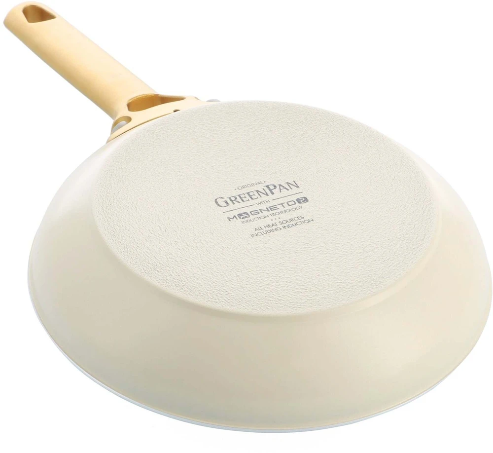 Green Pan Žalias Pan Keptuvė Greenpan GreenPan Padova Reserve 2Tlg Keptuvė Set 20+26cm Kremas Baltas