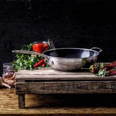 Green Pan Žalias Pan Keptuvė Greenpan GreenPan Premiere Wok 30 cm Stainless Steel