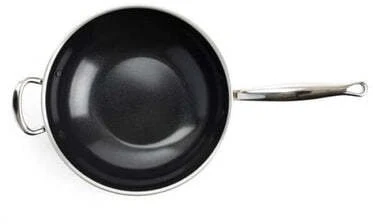 Green Pan Žalias Pan Keptuvė Greenpan GreenPan Premiere Wok 30 cm Stainless Steel