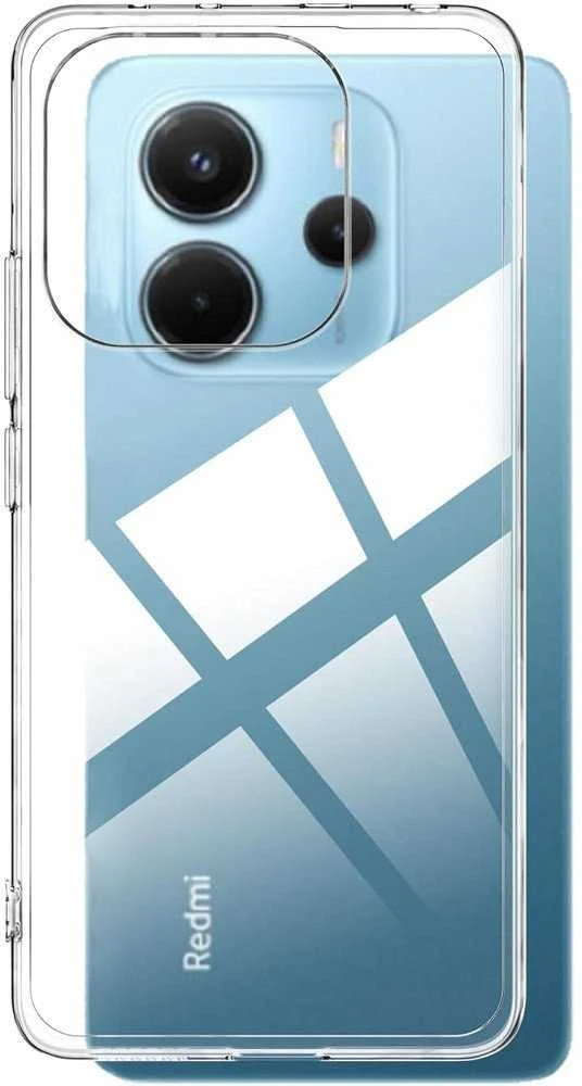 Dėklas Oem BACK CASE ULTRA SLIM 0,5 mm skirtas Xiaomi Redmi Note 14 4G (GLOBAL - 164,84mm x 78,15mm x 8,16mm) skaidrus
