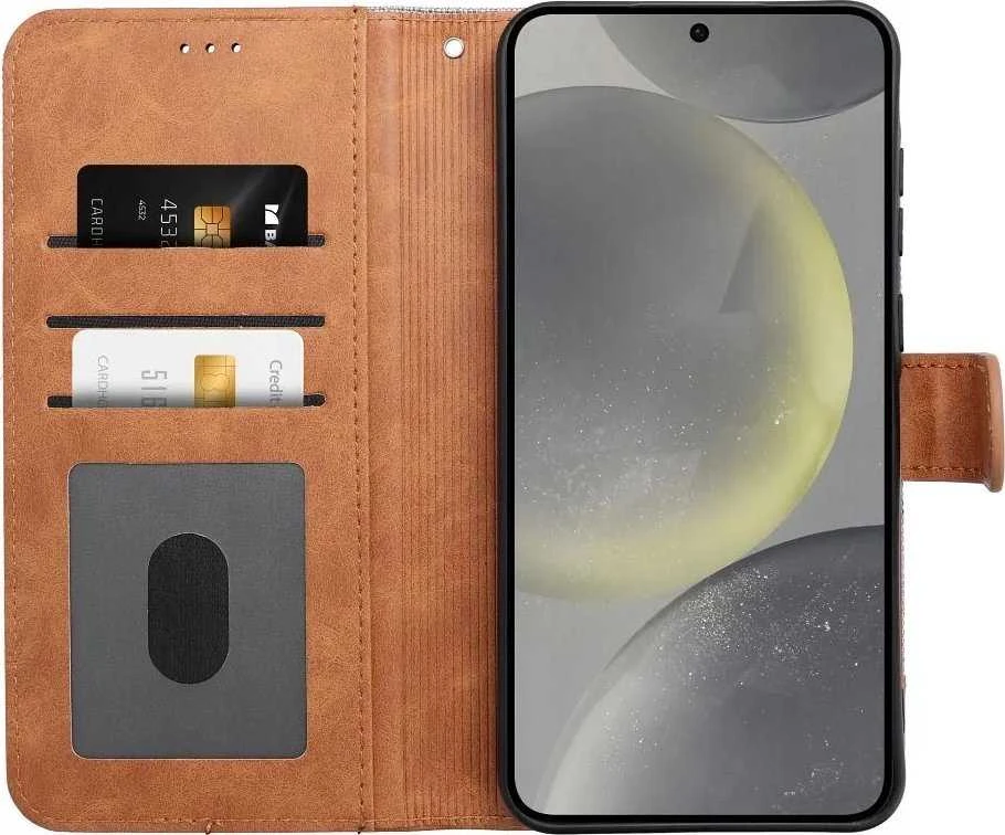 Dėklas Oem JEANS Book skirtas Xiaomi Redmi Note 14 4G (GLOBAL - 163,25mm x 76,55mm x 8,16mm) juodos spalvos