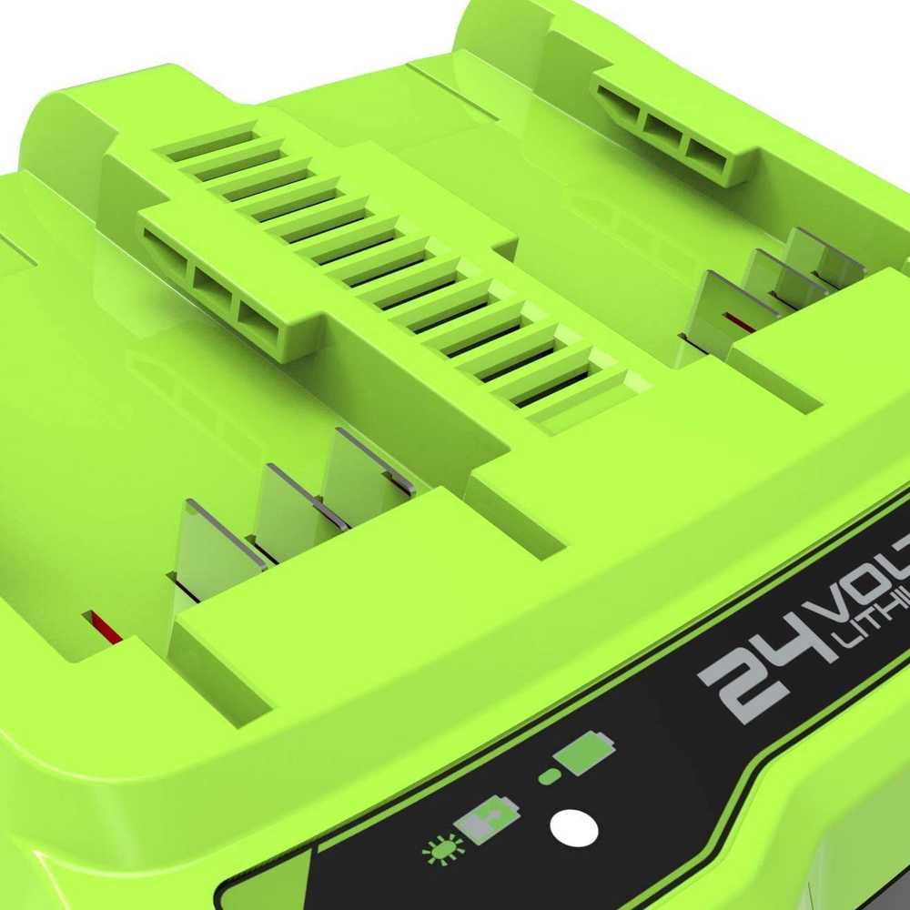 Priedų rinkinys Greenworks GSK24B4X; 24 V; 2x4,0 Ah + pakrovėjas