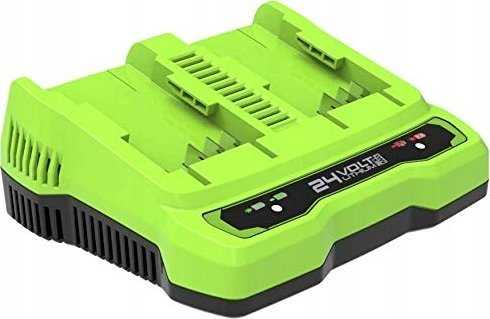 Priedų rinkinys Greenworks GSK24B4X; 24 V; 2x4,0 Ah + pakrovėjas