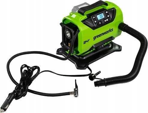 Akumuliatorinis oro kompresorius Greenworks G24IN; 24 V (be akumuliatoriaus ir pakrovėjo)