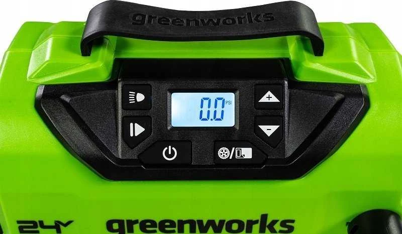 Akumuliatorinis oro kompresorius Greenworks G24IN; 24 V (be akumuliatoriaus ir pakrovėjo)