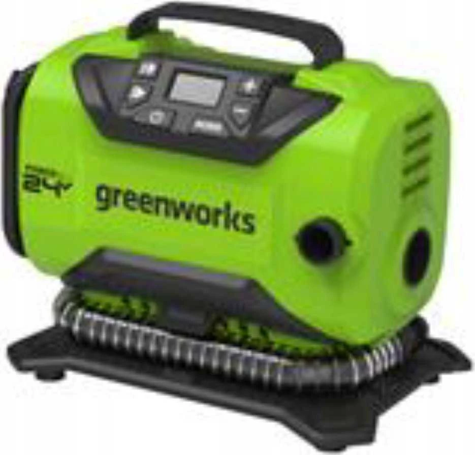 Akumuliatorinis oro kompresorius Greenworks G24IN; 24 V (be akumuliatoriaus ir pakrovėjo)