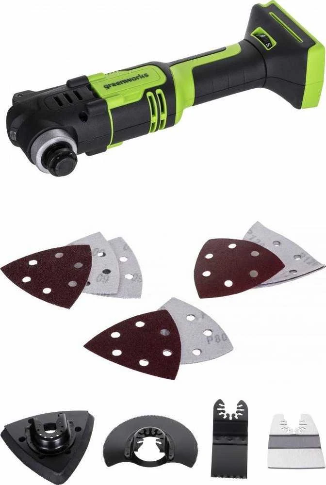 Daugiafunkcinis įrankis Greenworks G24MT; 24 V (be akumuliatoriaus ir pakrovėjo)