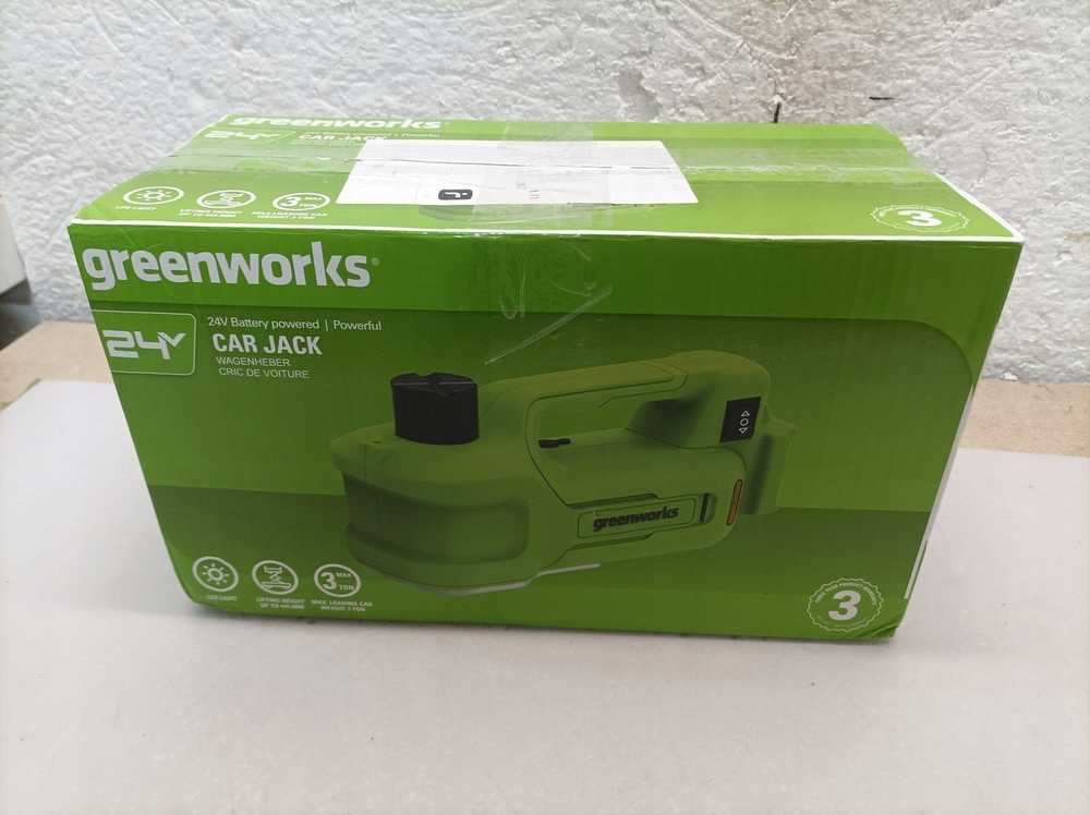 Keltuvas automobiliui Greenworks G24JACK; 3000 kg; 24 V (be akumuliatoriaus ir pakrovėjo)